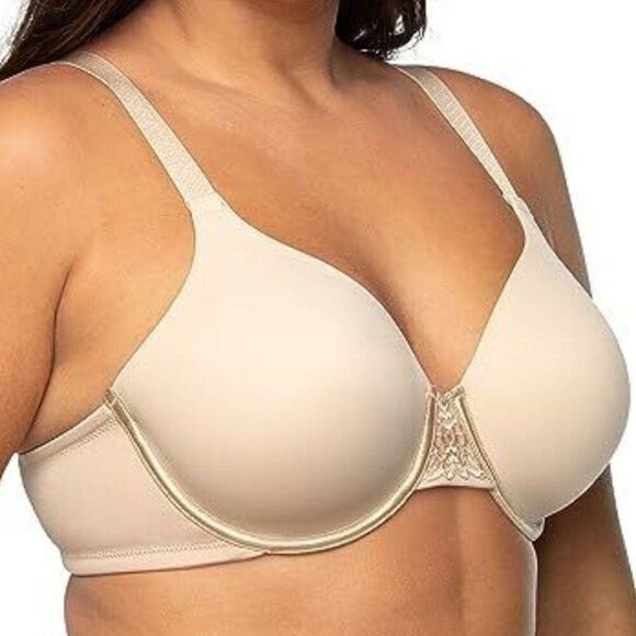 VANITY FAIR Beauty Back Full Figure Underwire Bra Sz 42DD 42E Neutral 76380 NWT - Picture 1 of 8